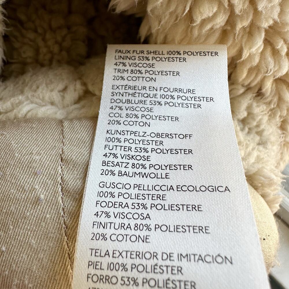 Free People So Cozy Slouchy Moto Faux Fur Jacket in Marzipanrn177927 - Picture 7 of 8